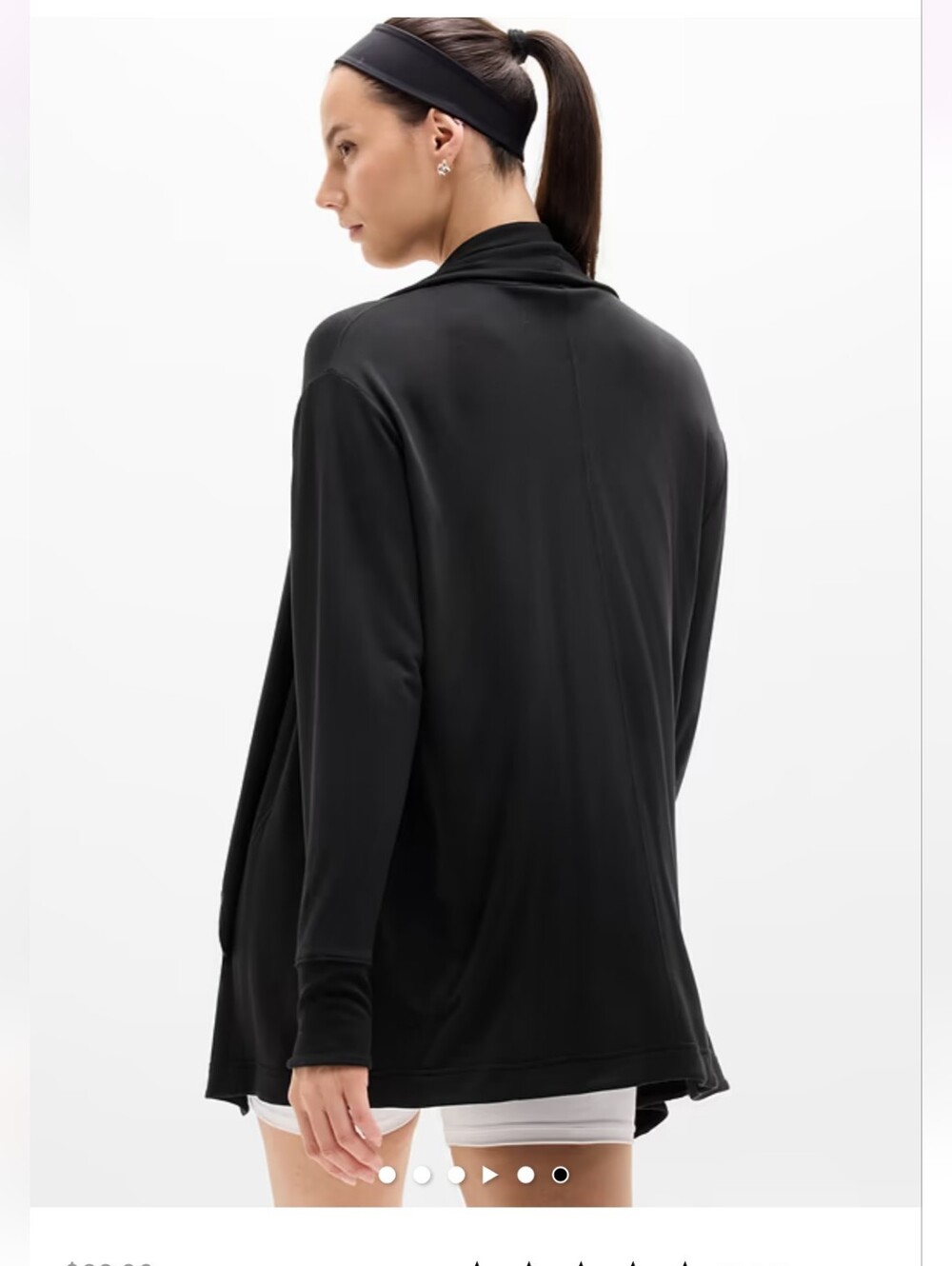 Athleta Prayana Restore Wrap Black - Picture 5 of 12